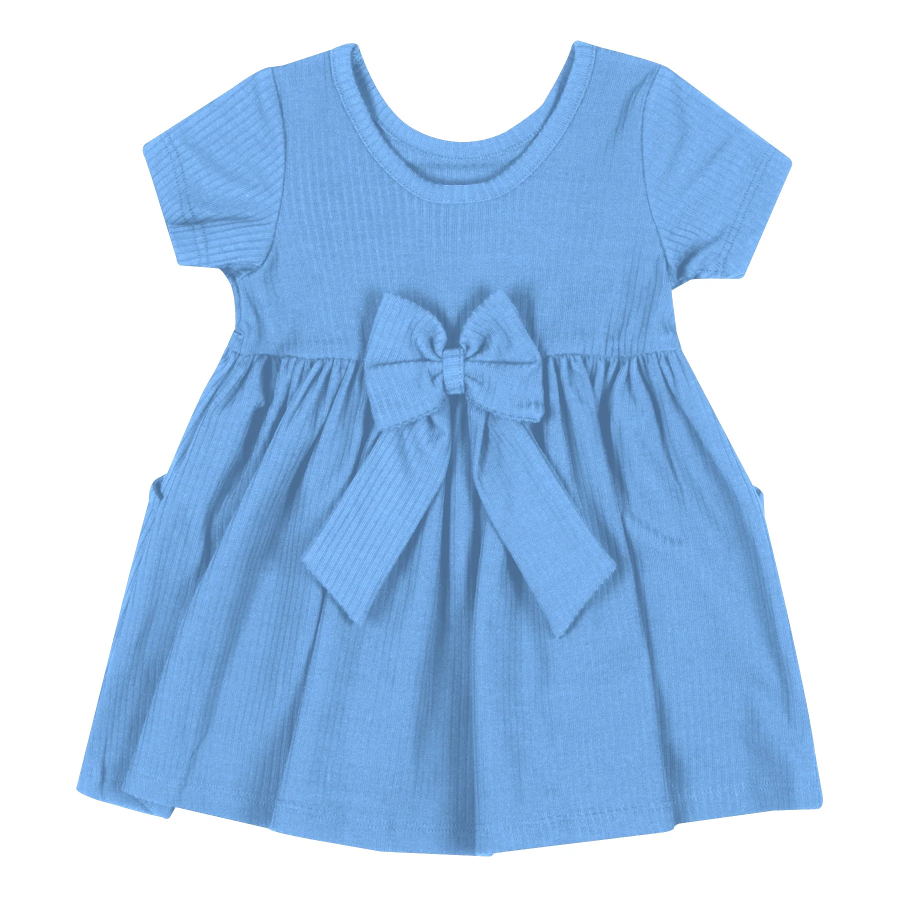 Chicago Dogs Blue Bow Dress - Image 2